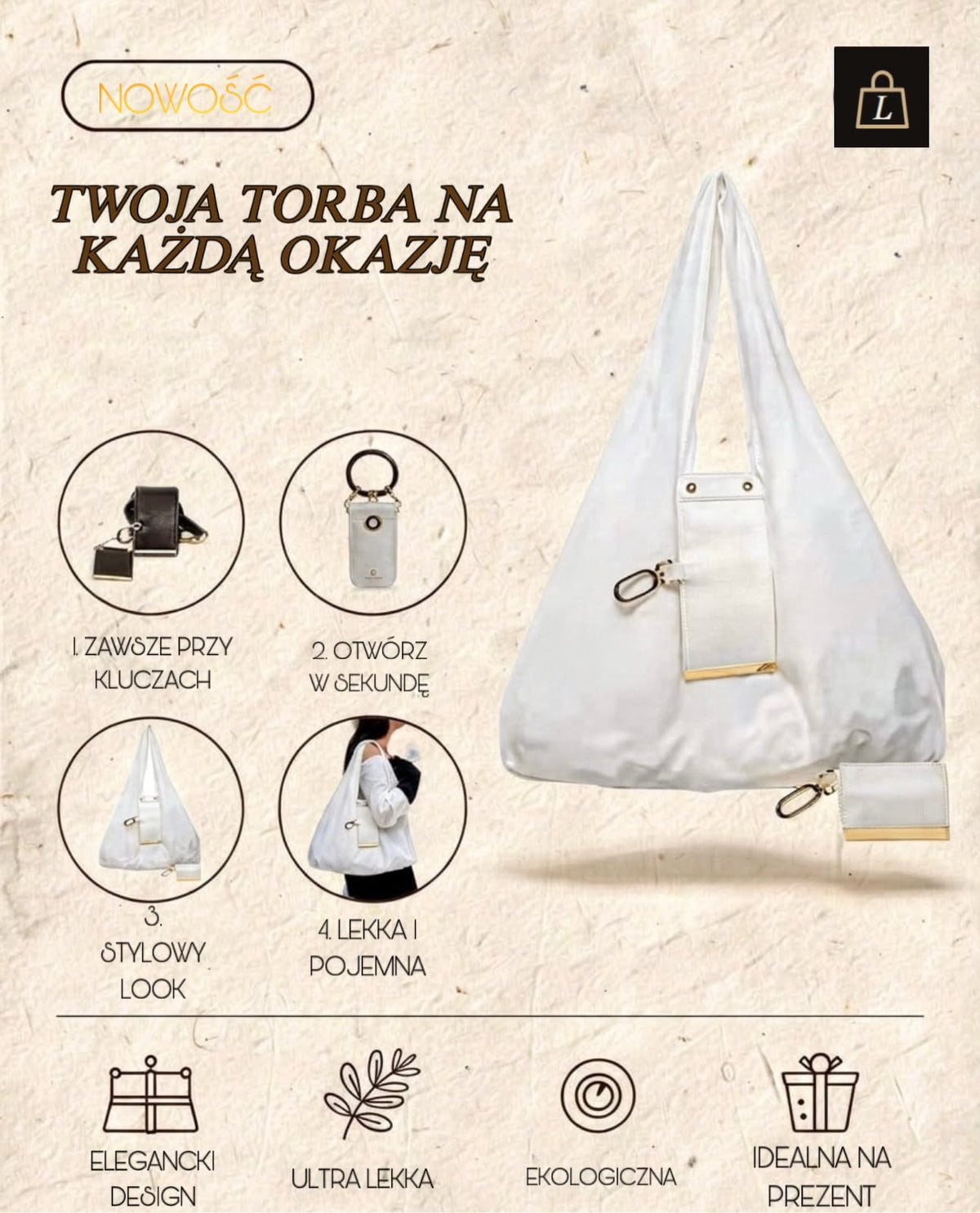 Lômé — torba na klucze